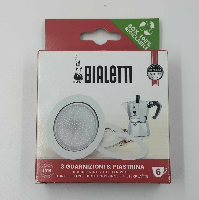 Joint + Filtre Cafetière Bialetti Moka Express