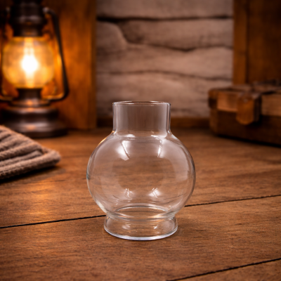 Verre Lampe à pétrole Pigeon