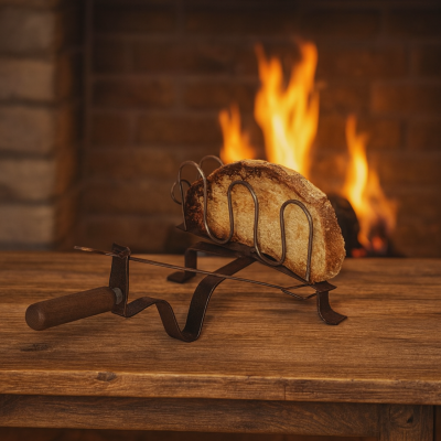 Grill pain pivotant pour cheminée