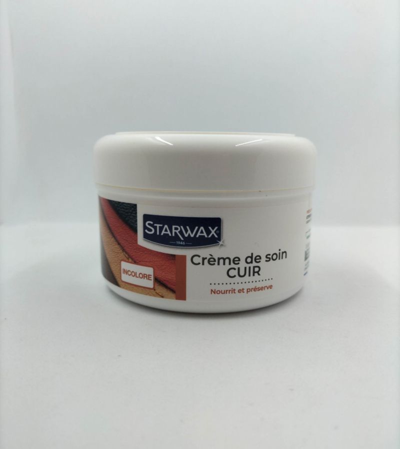 Crème de soin incolore pour cuir Starwax, 150 ml