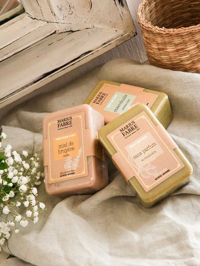 Savon au beurre de karité parfumé Marius Fabre 250g