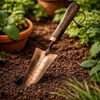 Pelle Transplantoir en cuivre