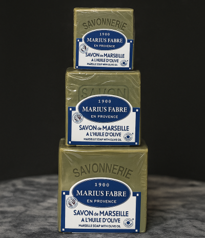 Cube Savon de Marseille Marius Fabre à l'huile d'olive