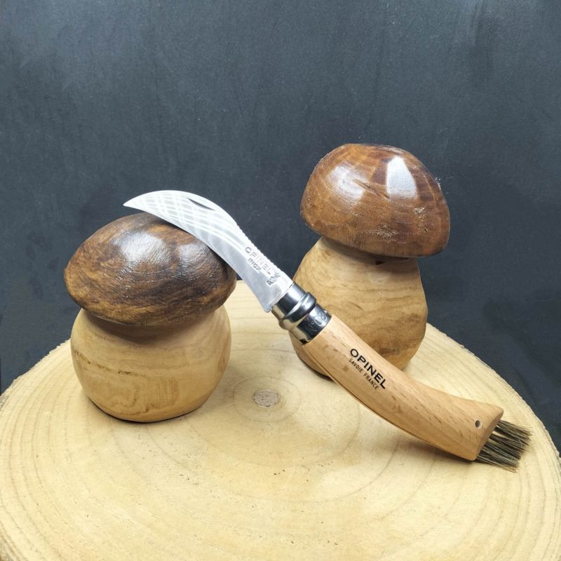 Couteau Opinel N°08 à Champignon Inox