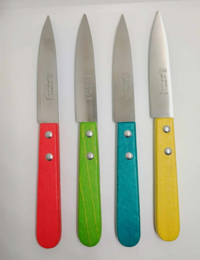Couteau office bois La Fourmi en couleurs