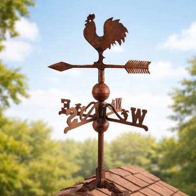 Girouette Coq en fonte