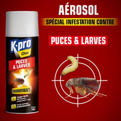 Puces et larves KAPO