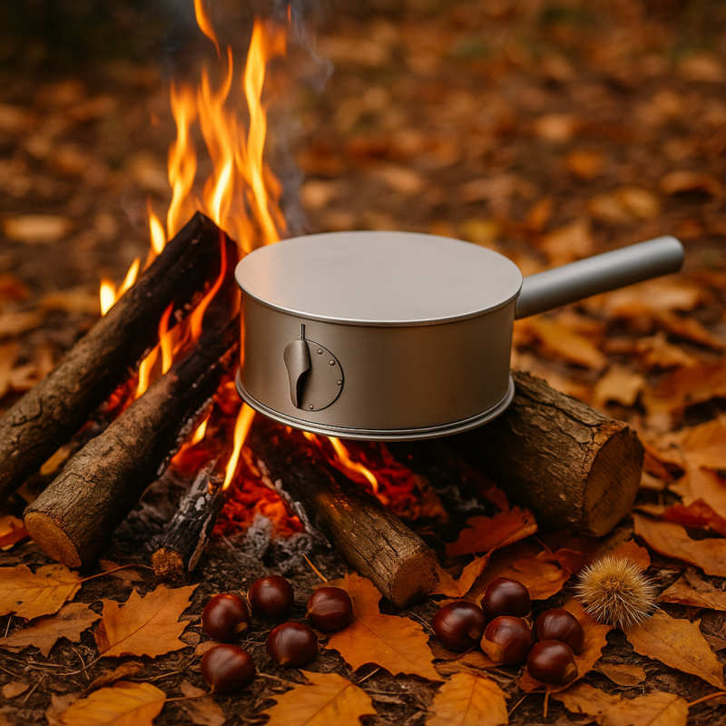 Diable à châtaignes et marrons