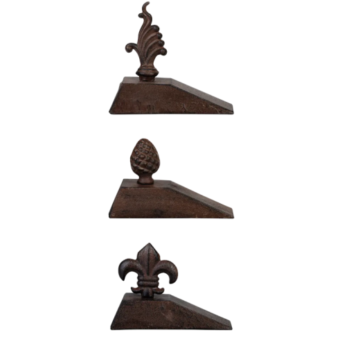 Cale porte Ornement Fonte 