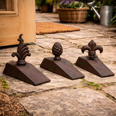 Cale porte Ornement Fonte 