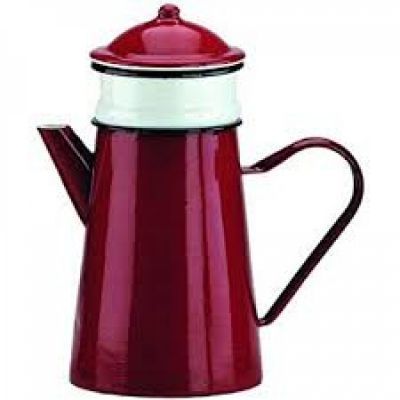 Cafetière filtre 1,5L en acier émaillée